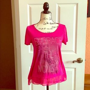 Style&co. Dressy Casual Pink Top
